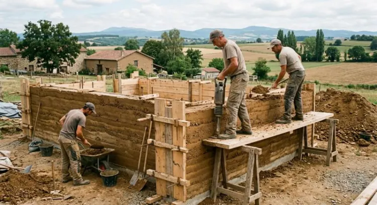 Maçons du pisé dans la plaine du Forez : un savoir-faire rare que les artisans de la Loire ont tout intérêt à cultiver
