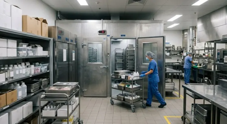 Froid hospitalier et EHPAD : cuisine centrale et chambre froide
